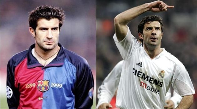 فيجو يكشف سر انتقاله التاريخي من برشلونة إلى ريال مدريد.. "تصريح ناري"