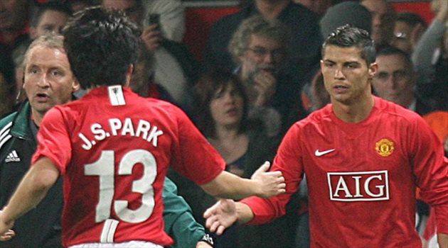 تصريح غريب.. بارك كان بنفس أهمية رونالدو مع مانشستر يونايتد !