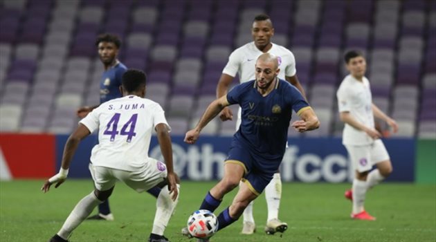 أمرابط ينتظم في تدريبات النصر.. سلبية مسحة كورونا