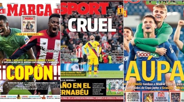 صحف العالم اليوم الجمعة.. سقوط برشلونة وريال مدريد.. ونهاية قصة بوجبا