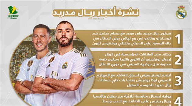 نشرة أخبار ريال مدريد| الليجا قبل دوري الأبطال..ومواجهة عاطفية ضد كريستيانو رونالدو