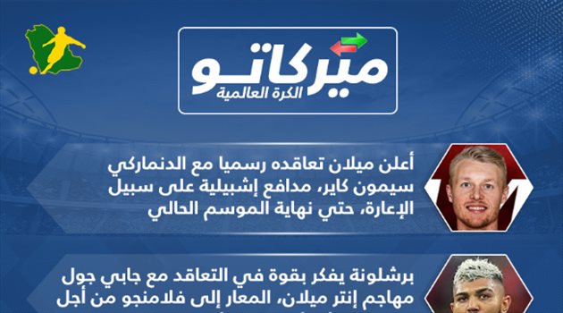 ميركاتو سعودي| مهاجم فلامنجو يحل أزمة برشلونة ومودريتش الجديد إلى إنتر ميلان
