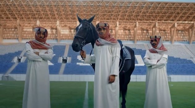 صور| حمد الله وأمرابط فرسان في ساحة النصر.. احتفالات كبرى بافتتاح ملعب الجامعة