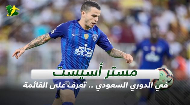 مستر أسيست في الدوري السعودي .. تعرف على القائمة