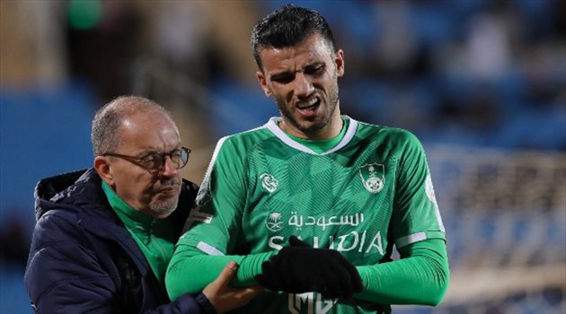 إصابة السومة "تورط" مدرب الأهلي قبل القمة الآسيوية المرتقبة