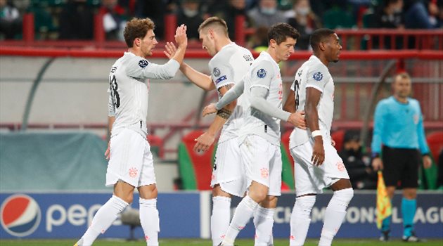بايرن ميونيخ ينجو من فخ لوكوموتيف.. ويتصدر مجموعته بدوري أبطال أوروبا