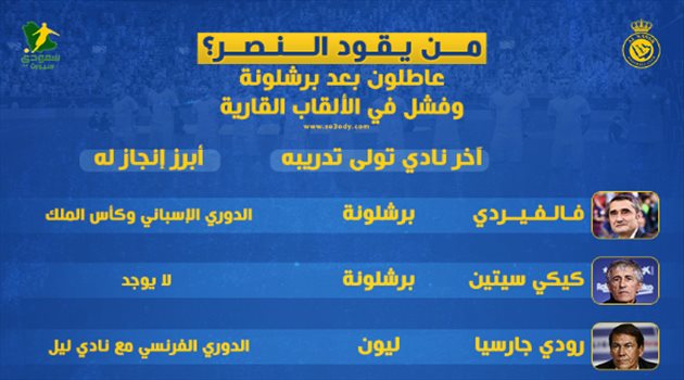 من يقود النصر؟.. عاطلون بعد برشلونة وتخصص في الألقاب المحلية