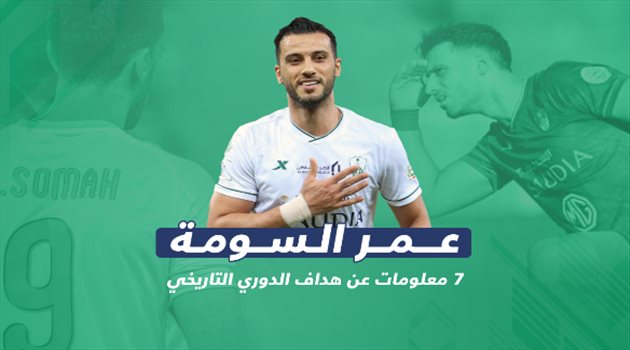 "عمر السومة".. 7 معلومات عن هداف دوري المحترفين التاريخي