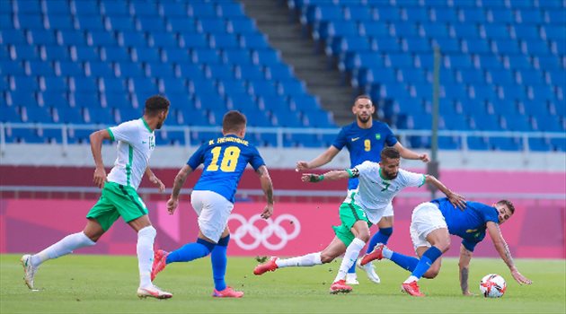 أولمبياد طوكيو| الشوط الأول.. السعودية تتعادل مع البرازيل