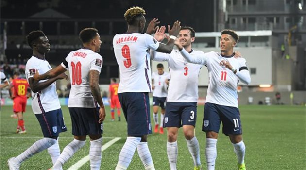 خماسية إنجليزية تقرب الأسود الثلاثة من مونديال 2022