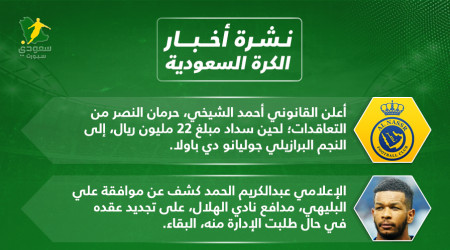 أخبار الكرة السعودية| مفاجأة حمد الله.. البليهي وكنو وعقوبة النصر