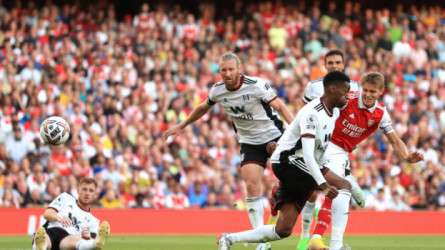 فوز مثير لأرسنال على فولهام بالدقائق الأخيرة في الدوري الإنجليزي