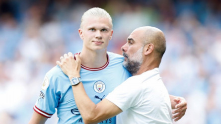 جوارديولا يشبه هالاند بأسطورة برشلونة.. واللاعب يرد