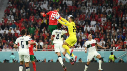  قطر 2022| إصابة نجم البرتغال بكسر في مباراة المغرب صورة
