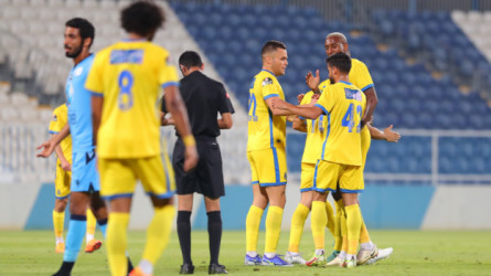 النصر وبني ياس النصر يختم معسكر أبوظبي بثنائية ودية في بني ياس