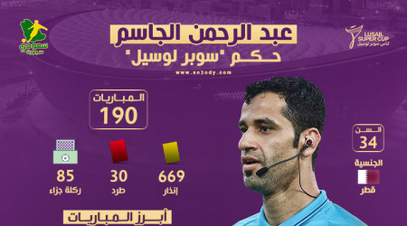 حكم سوبر لوسيل.. أدار نهائي كأس العالم وشهد عالمية الهلال