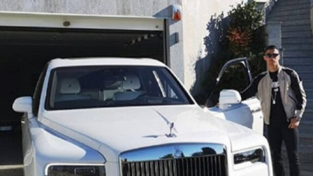 صورة| خطأ مروري يتسبب في تدمير سيارة كريستيانو رونالدو الفارهة