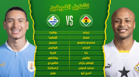 قطر 2020| أيو ضد نونيز.. تعرف على تشكيل غانا والأوروجواي
