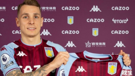 ميركاتو أستون فيلا القوي مستمر رسميا بانضمام ظهير إيفرتون الأيسر