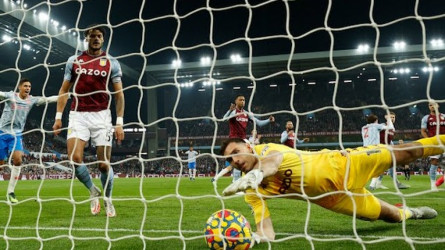 مانشستر يونايتد يسقط بفخ التعادل مع أستون فيلا في البريميرليج