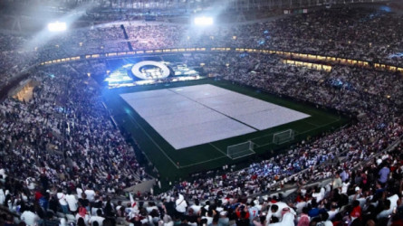 صورة| جماهير الهلال والزمالك تصنع التاريخ في ملاعب قطر