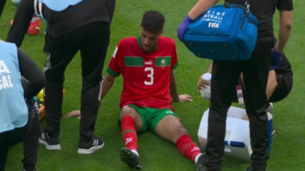 كأس العالم 2022| إصابة خطيرة لنجم المغرب أمام كرواتيا