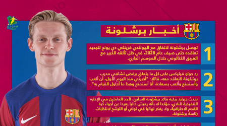 أخبار برشلونة| بيكيه يرفض الرئاسة ومفاجأة تشافي لفيليكس