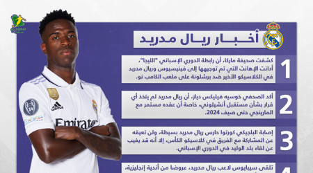 أخبار ريال مدريد|مصير كورتوا ومستقبل أنشيلوتي..والليجا تنصف فيني