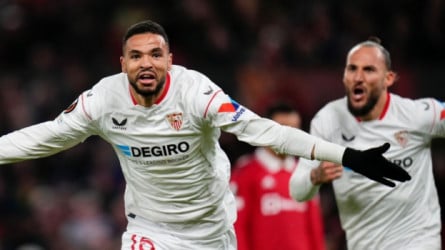 إشبيلية يطرد يونايتد ويواجه يوفنتوس في نصف نهائي الدوري الأوروبي