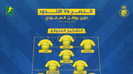النصر ضد الأخدود.. موعد المباراة والتشكيل المتوقع