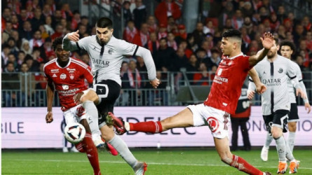 مبابي يحسم الموقعة ضد بريست لمصلحة باريس سان جيرمان