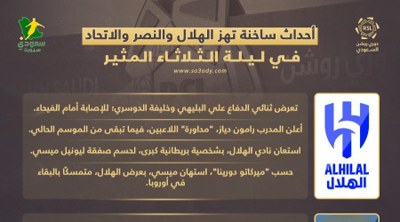 بين تاليسكا وصدمة ميسي.. أحداث ساخنة تهز الهلال والنصر والاتحاد