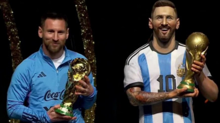 اتحاد الكونميبول يكشف الستار أخيرا عن تمثال الأسطورة ميسي 