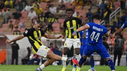 حمدالله يسجل رقم تاريخي بعد انتصار الاتحاد الصعب على القوة الجوية