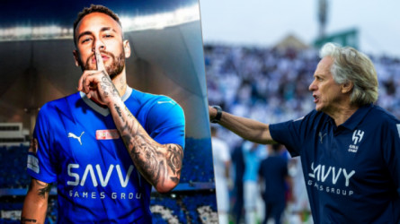 خيسوس مداعبا نيمار بعد الرقم القياسي للهلال.. سندخل موسوعة جينيس!