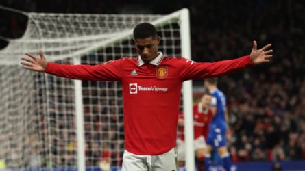 مانشستر يونايتد يقصي إيفرتون من كأس الاتحاد الإنجليزي بثلاثية