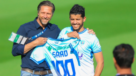 رغم الخسارة.. أبها يحتفل بمئوية سعد بقير أمام الوحدة