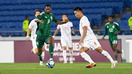  السعودية تقلب الطاولة على منغوليا بثلاثية في تصفيات كأس آسيا 23