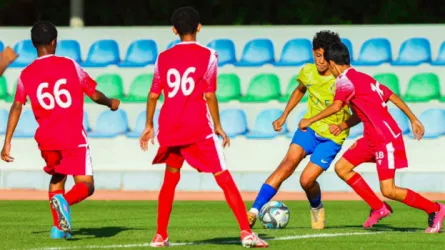 كريستيانو جونيور يسجل مع النصر في دوري البراعم لأول مرة