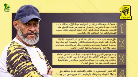 أخبار الاتحاد| رسائل مغربية قاسية بشأن حمد الله وتحذير لسانتو