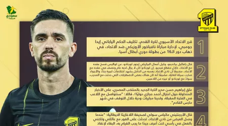 أخبار الاتحاد| مفاجأة اعتزال حجازي وحكم ياباني للمواجهة الآسيوية