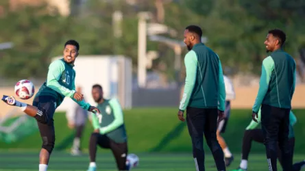 المنتخب السعودي السعودية تختتم استعداداتها لمواجهة قيرغيزستان