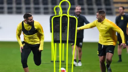 حمد الله وبنزيما تدريبات الاتحاد