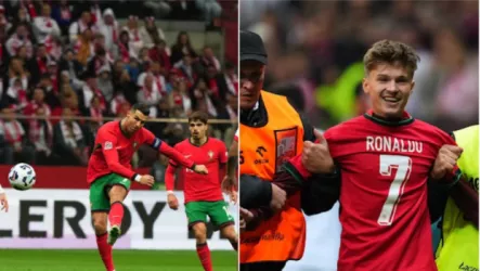 مهووس رونالدو يقتحم مباراة البرتغال وبولندا .. "ليلة تألق نجم النصر"