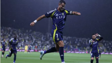 كريستيانو رونالدو يحرز هدف التقدم ضد الهلال في نهائي كأس السوير السعودي