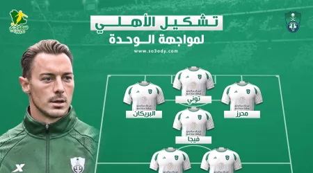 عاجل|تشكيل الأهلي الرسمي لمباراة الوحدة.. "الصاروخ المدمر يتصدر القائمة"