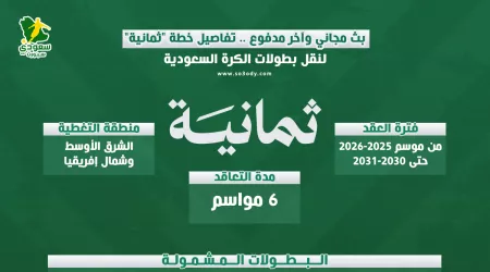  بث مجاني وآخر مدفوع .. تفاصيل خطة ثمانية لنقل بطولات الكرة السعودية