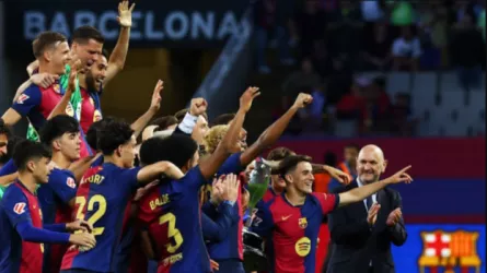  فيديو| شاهد احتفالات تتويج برشلونة بلقب الدوري الإسباني 