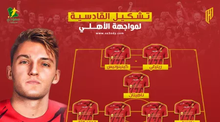 تشكيل القادسية الرسمي ضد الأهلي في السوبر السعودي .. اختيارات نارية من المدرب الإسباني تشكيل القادسية الرسمي ضد الأهلي في السوبر السعودي .. اختيارات نارية من المدرب الإسباني
