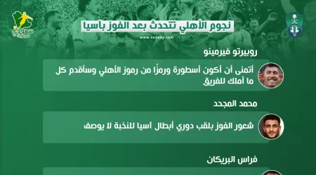  تصريحات مثيرة من نجوم الأهلي .. ماذا قال أبطال الراقي بعد التتويج ؟